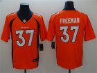 Nike Broncos #37 Royce Freeman Orange Vapor Untouchable Limited Jersey
