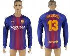 2017-18 Barcelona 13 CILLESSE Home Long Sleeve Thailand Soccer Jersey