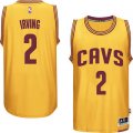 Cleveland Cavaliers #2 Kyrie Irving New Swingman Gold Nba Jersey