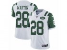 Mens Nike New York Jets #28 Curtis Martin Vapor Untouchable Limited White NFL Jersey