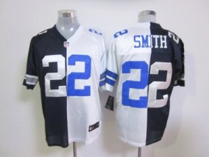 Nike NFL Dallas Cowboys #22 E.Smith blue-white jerseys(Split Elite)