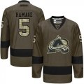 Colorado Avalanche #5 Rob Ramage Green Salute to Service Stitched NHL Jersey