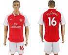 2017-18 Arsenal 16 HOLDING Home Soccer Jersey