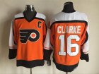 NHL Philadelphia Flyers #16 Bobby Clarke Orange Throwback jerseys