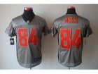 Nike NFL San Francisco 49ers #84 Randy Moss Grey Shadow Jerseys
