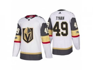 Mens Vegas Golden Knights #49 T.J. Tynan White 2017-2018 Season Jersey