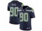 Mens Nike Seattle Seahawks #90 Jarran Reed Vapor Untouchable Limited Steel Blue Team Color NFL Jersey