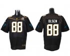 2016 PRO BOWL Nike Carolina Panthers #88 Greg Olsen black jerseys(Elite)