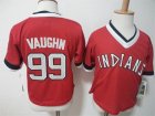 Indians #99 Ricky Vaughn Red Toddler Jersey