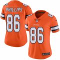 Women's Nike Denver Broncos #86 John Phillips Limited Orange Rush NFL Jersey