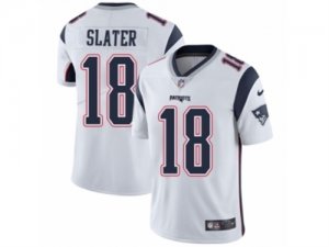 Nike Patriots #18 Matt Slater White Mens Stitched NFL Vapor Untouchable Limited Jersey