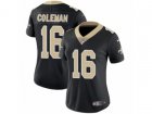 Women Nike New Orleans Saints #16 Brandon Coleman Vapor Untouchable Limited Black Team Color NFL Jersey