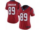 Women Nike Houston Texans #89 Stephen Anderson Vapor Untouchable Limited Red Alternate NFL Jersey