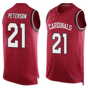Nike Arizona Cardinals #21 Patrick Peterson Red Team Color Men\'s Stitched NFL Limited Tank Top Jersey