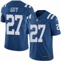 Mens Nike Indianapolis Colts #27 Winston Guy Limited Royal Blue Rush NFL Jersey