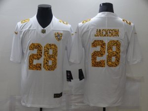 Nike Raiders #28 Josh Jacobs White Leopard Vapor Untouchable Limited Jersey