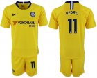 2018-19 Chelsea 11 PEDRO Away Soccer Jersey