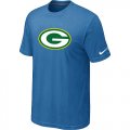 Green Bay Packers Sideline Legend Authentic Logo T-Shirt light Blue