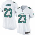 Womens Nike Miami Dolphins #23 Jay Ajayi Limited White NFL Jersey