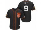 Mens San Francisco Giants #9 Brandon Belt 2017 Spring Training Cool Base Stitched MLB Jersey