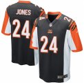 Men's Nike Cincinnati Bengals #24 Adam Jones Game Black Team Color NFL Jersey