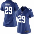 Women's Nike New York Giants #29 Nat Berhe Limited Royal Blue Team Color NFL Jersey