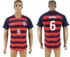 USA 6 BROOKS 2017 CONCACAF Gold Cup Away Thailand Soccer Jersey