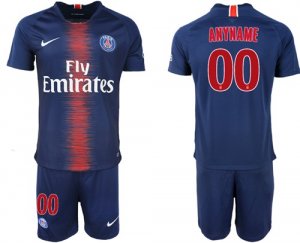 2018-19 Paris Saint-Germain Customized Home Soccer Jersey