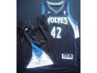 NBA Minnesota Timberwolves #42 Kevin Love Black(Revolution 30 Swingman)