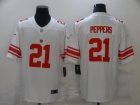 Nike Giants #21 Jabrill Peppers White Vapor Untouchable Limited Jersey