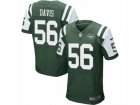 Nike New York Jets #56 DeMario Davis Elite Green Team Color NFL Jersey