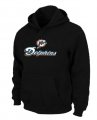 Miami Dolphins Authentic Logo Pullover Hoodie Black