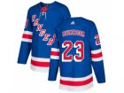 Men Adidas New York Rangers #23 Jeff Beukeboom Royal Blue Home Authentic Stitched NHL Jersey