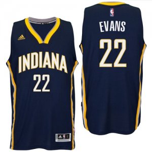 Indiana Pacers #22 Jeremy Evans 2016 Road Navy New Swingman Jersey