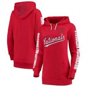 Washington Nationals G III 4Her By Carl Banks Women\'s Extra Innings Pullover Hoodie Red
