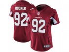 Women Nike Arizona Cardinals #92 Frostee Rucker Vapor Untouchable Limited Red Team Color NFL Jersey