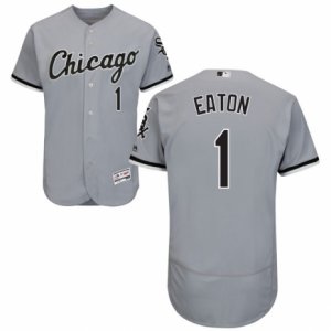 Men\'s Majestic Chicago White Sox #1 Adam Eaton Grey Flexbase Authentic Collection MLB Jersey