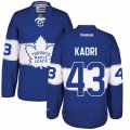 Mens Reebok Toronto Maple Leafs #43 Nazem Kadri Authentic Royal Blue 2017 Centennial Classic NHL Jersey