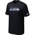 Nike Seattle Seahawks Sideline Legend Authentic Logo Dri-FIT T-Shirt Black