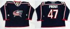 Columbus Blue Jackets #47 Dalton Prout Navy Blue Home Stitched NHL Jersey