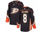 Men Adidas Anaheim Ducks #8 Teemu Selanne Black Home Authentic Stitched NHL Jersey