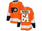 Adidas Philadelphia Flyers #64 Nolan Patrick Orange Home Authentic Stitched NHL Jersey