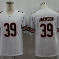 Nike Bears #39 Eddie Jackson White Vapor Untouchable Limited Jersey
