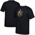 Mens Vegas Golden Knights adidas Black Primary Logo Ultimate T-Shirt