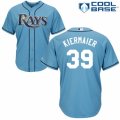 Mens Majestic Tampa Bay Rays #39 Kevin Kiermaier Replica Light Blue Alternate 2 Cool Base MLB Jersey