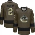 Vancouver Canucks #2 Dan Hamhuis Green Salute to Service Stitched NHL Jersey