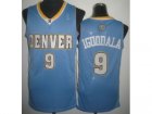 NBA Denver Nuggets #9 Andre Iguodala Light Blue jerseys(Revolution 30)