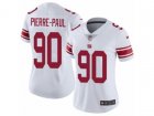 Women Nike New York Giants #90 Jason Pierre-Paul Vapor Untouchable Limited White NFL Jersey