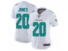Women Nike Miami Dolphins #20 Reshad Jones Vapor Untouchable Limited White NFL Jersey