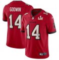 Nike Buccaneers #14 Chris Godwin Red 2021 Super Bowl LV Vapor Untouchable Limited